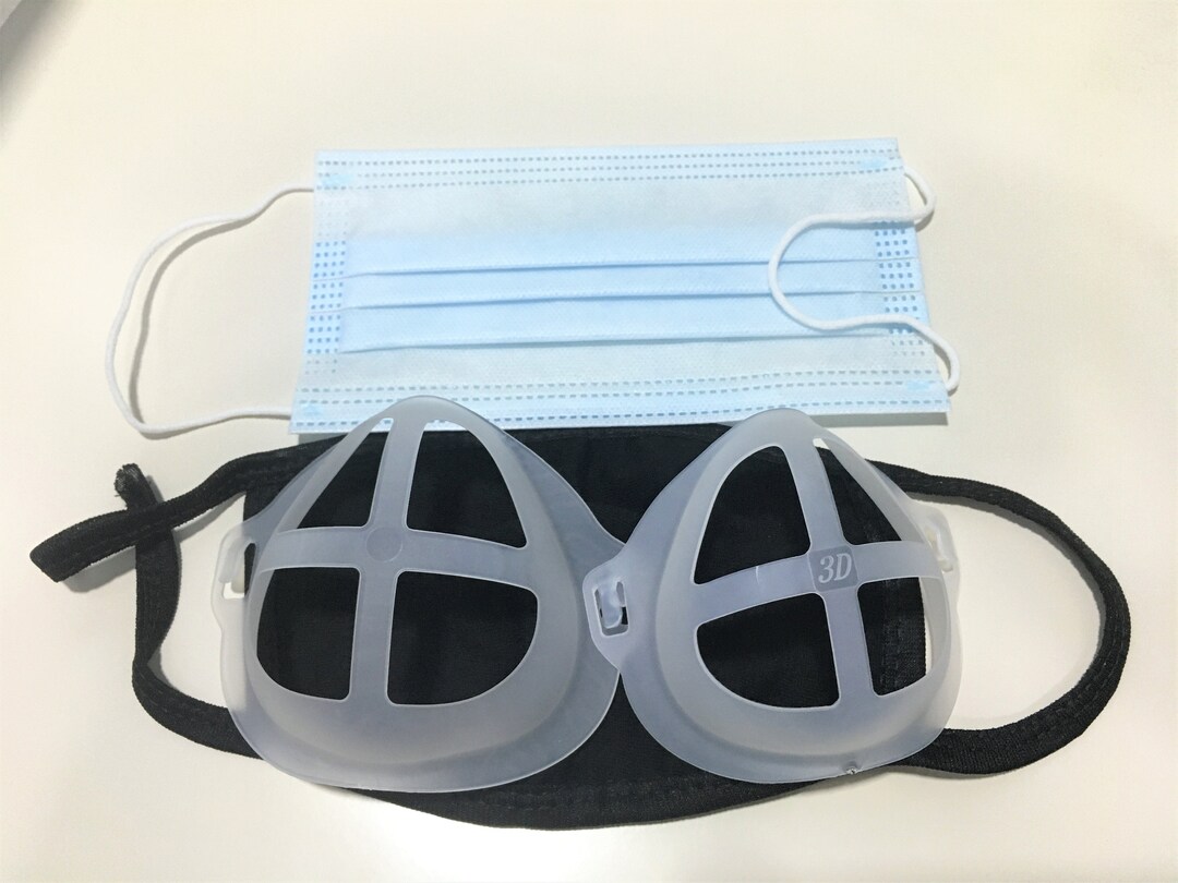 4pack Face Mask Support Frame, Silicone Face Bracket for Mask