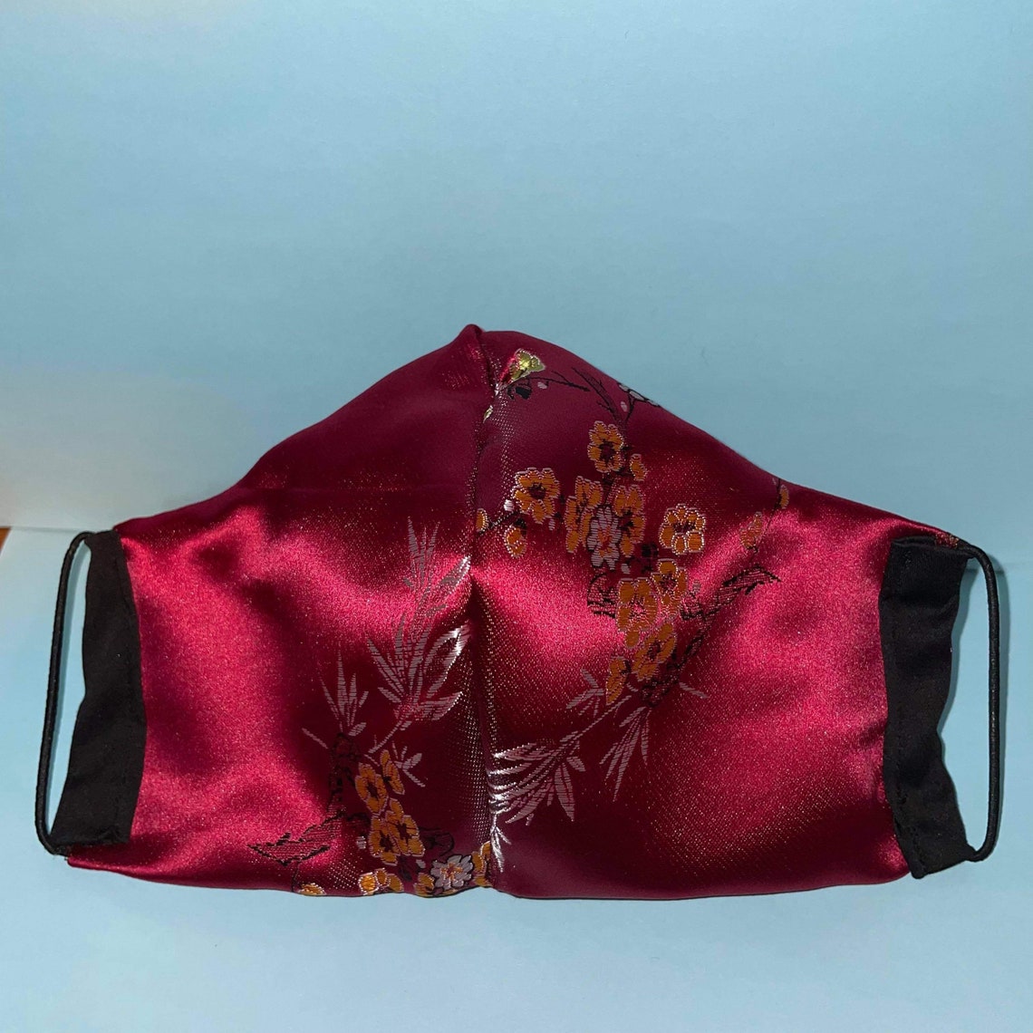 Máscara facial japonesa Kimono Print Etsy