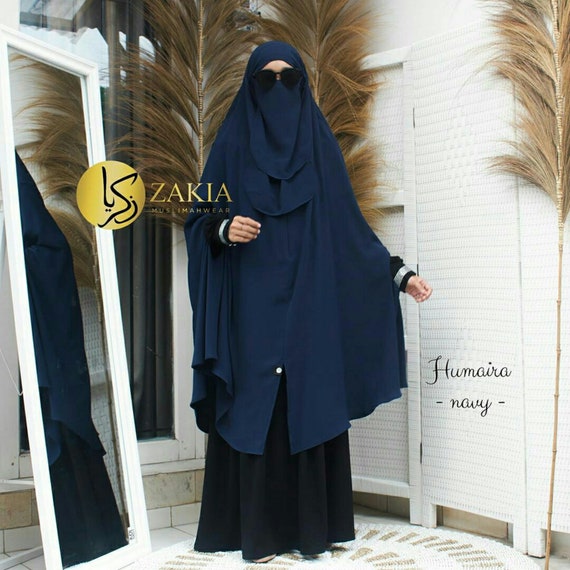 Humaira Arm Hole French Khimar Niqab 2 