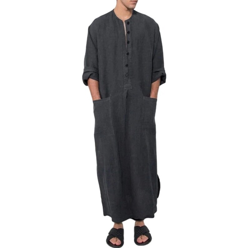 Everyday Middle Eastern Men's Clothing Muslim Jubba Thobe Etsy