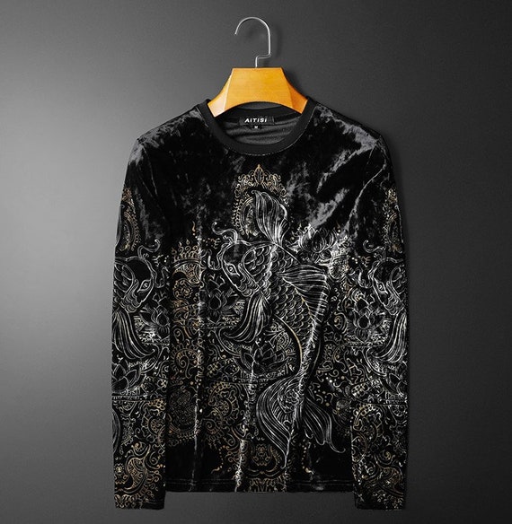Velvet t shirt cheap mens india