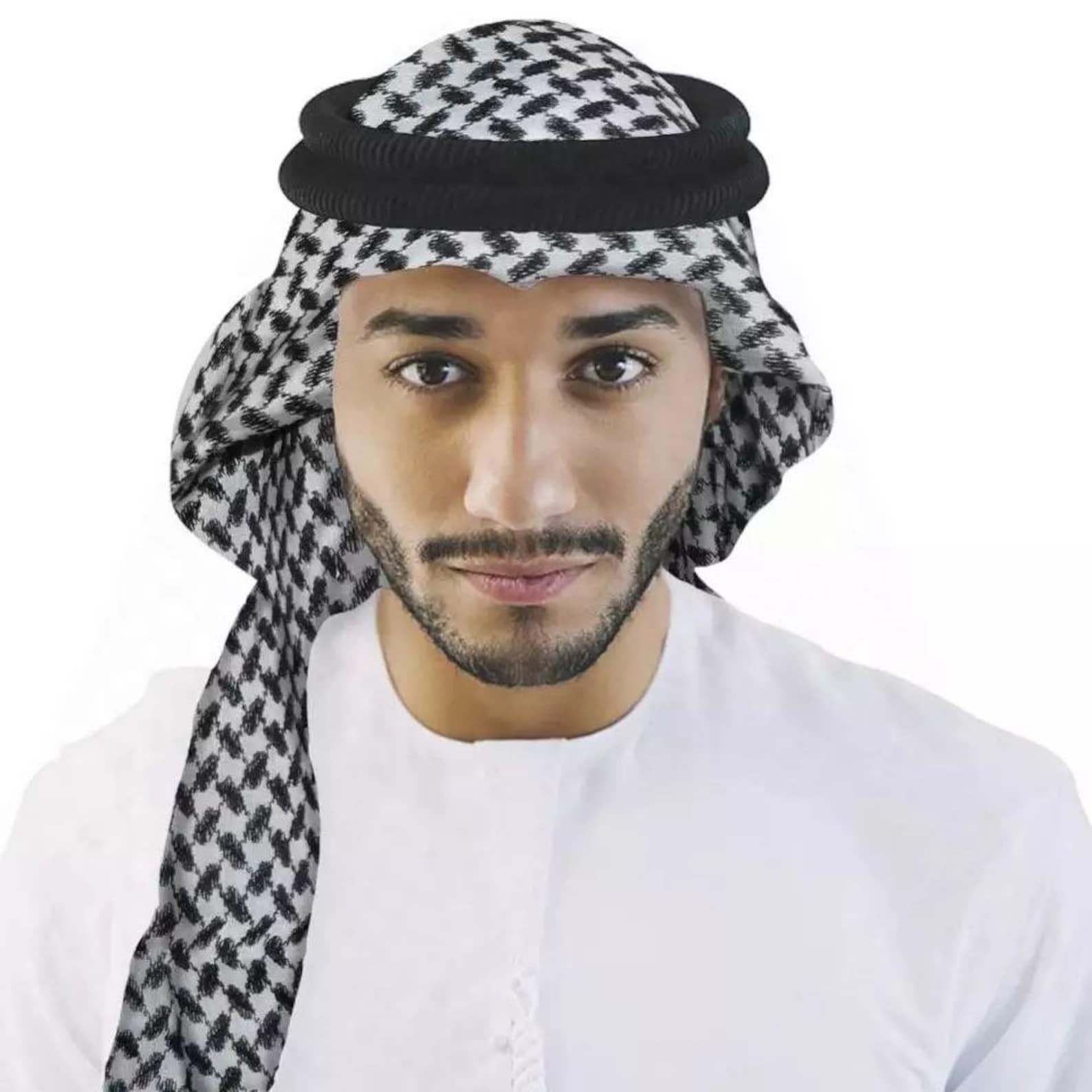 Arab Kafiya Keffiyeh Arabic Muslim Head Scarf for men with Etsy