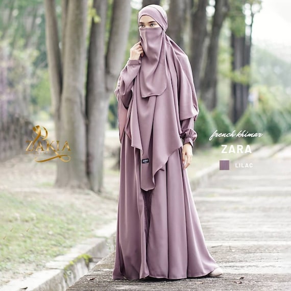 Zara Transformer French Khimar Abaya Half Niqab Veil Premium - Etsy Israel
