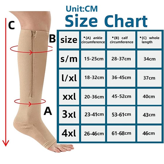 Brothock Medical Compression Stockings Sports Pressure Long Cycling Socks  Zipper Professional Leg Support Thick Women Socks -  Sweden