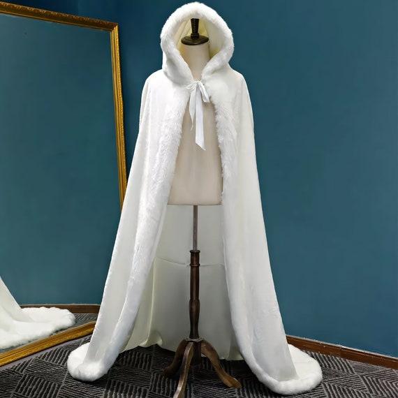 Fur capelet shop wedding