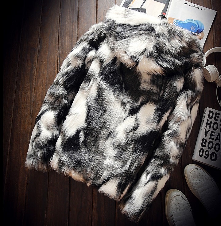 2023 Fashion Male Keep Warm Winter Slim Simulation Fox Fur -  Denmark