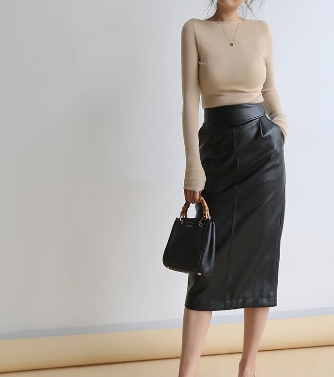 Brown pencil top skirt 4xl