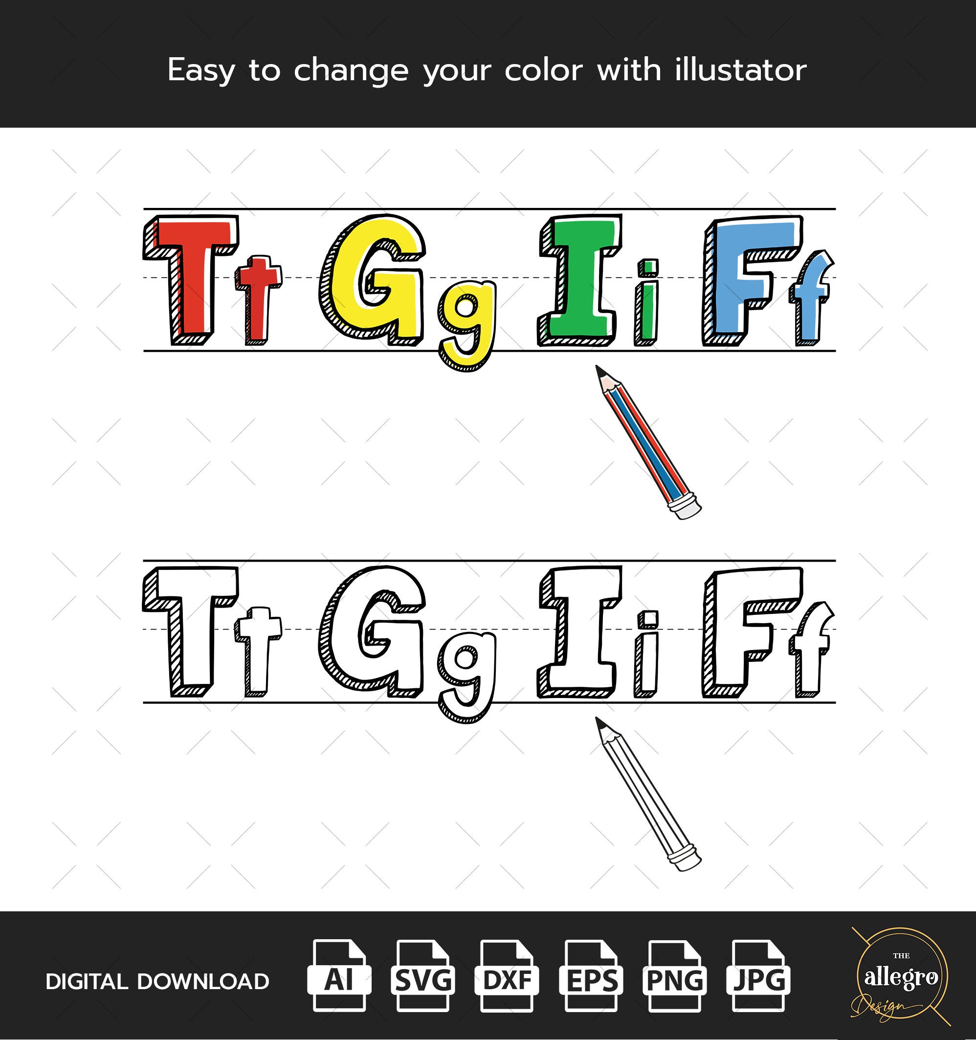 Download TGIF svg Teacher Tee Teacher SVG Funny Teacher SVG | Etsy