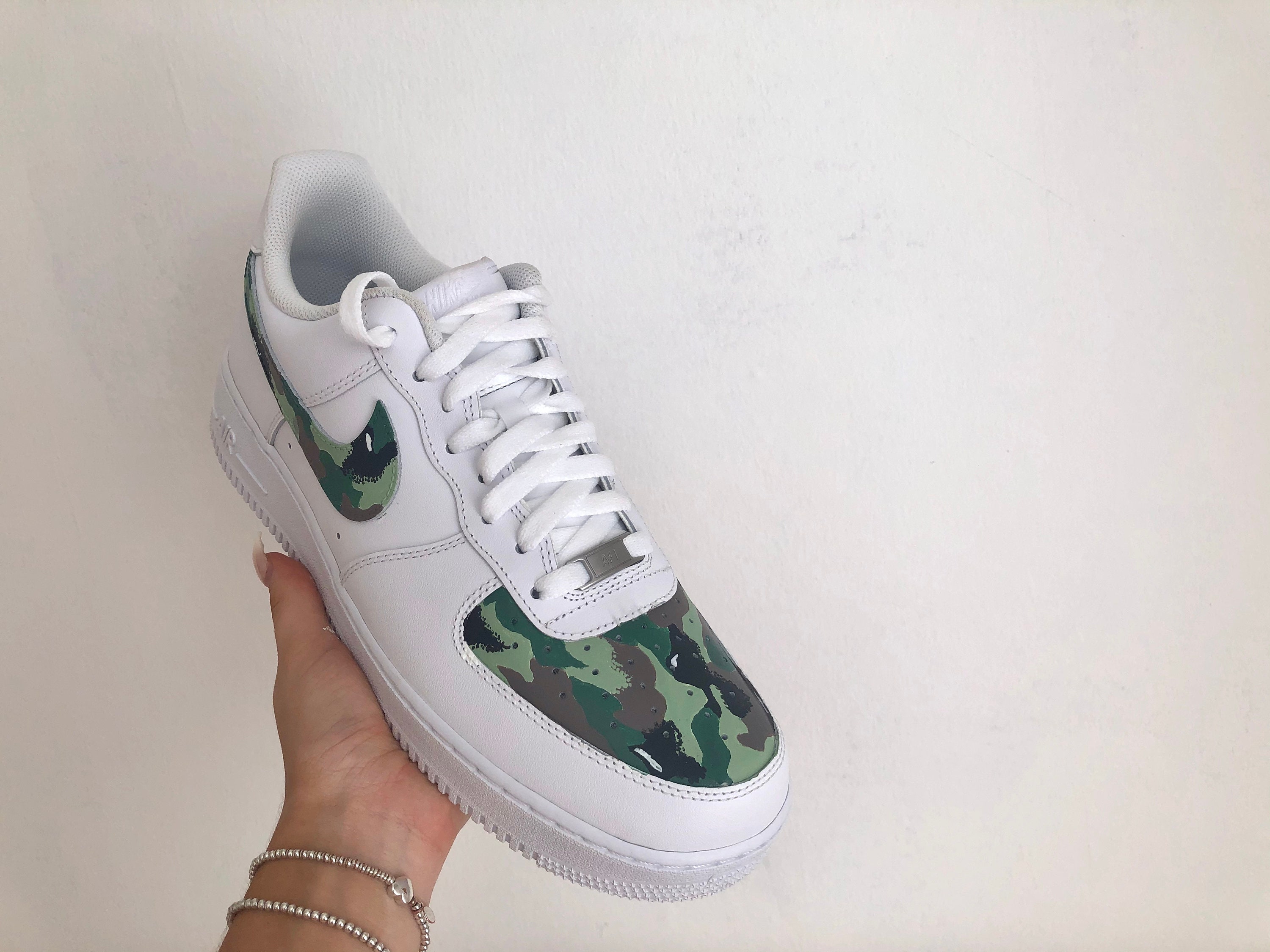 army camo air force ones