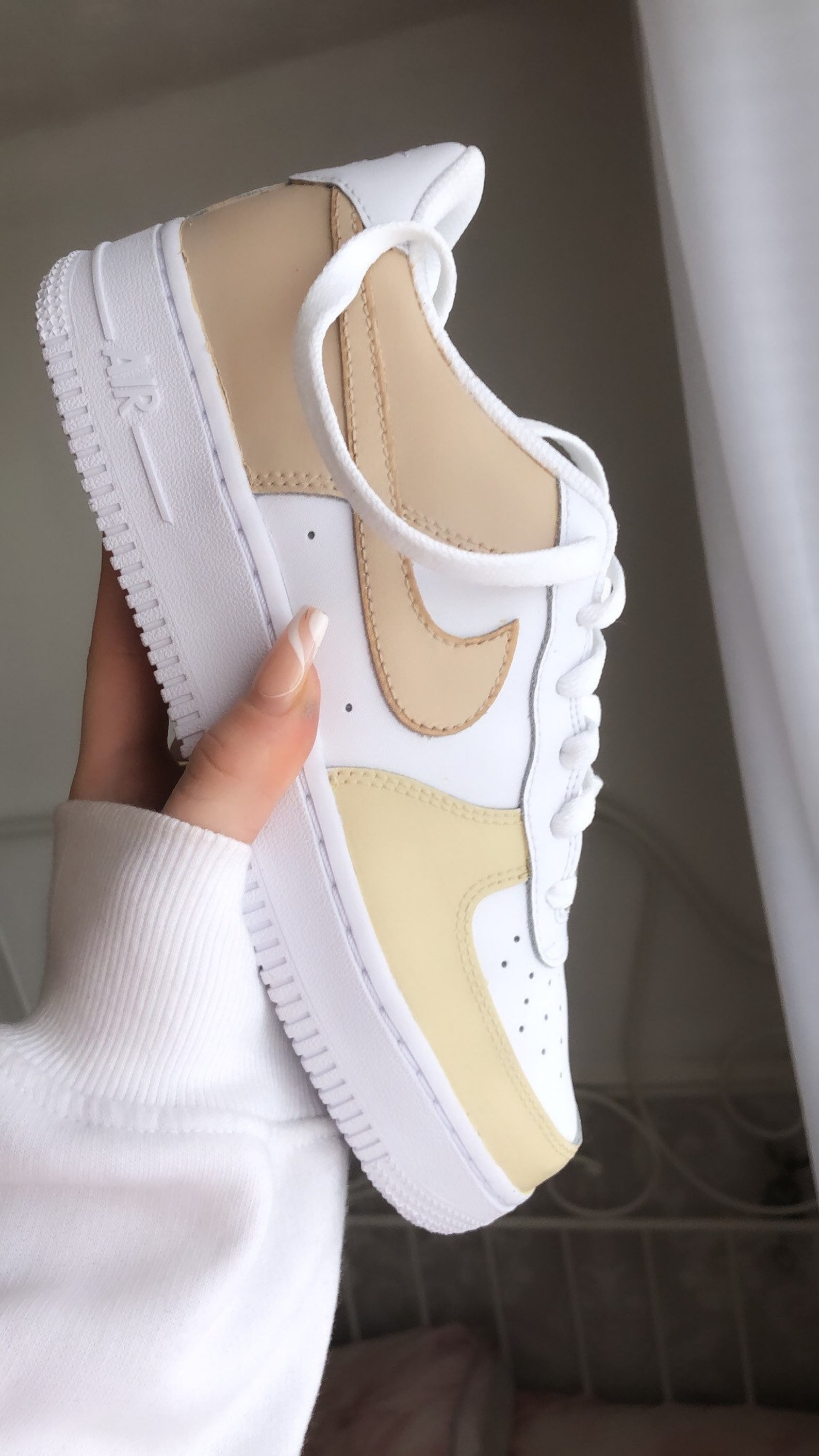 custom air force 1 nude