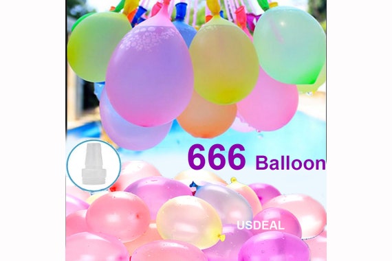 Self-Sealing Water Balloons 666 PCS 6 Packs 