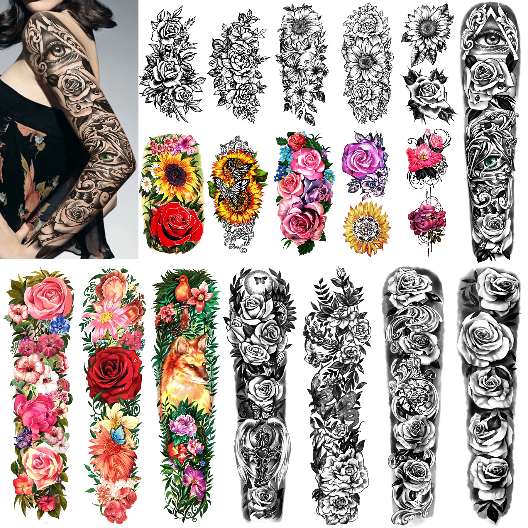 High Quality Artificial Safe Custom Printed PARA Mujeres Body Sexy Thigh  Fake Tattoo Stickers Tattoo Paper - China Tattoo Stickers and Temporary  Tattoo price