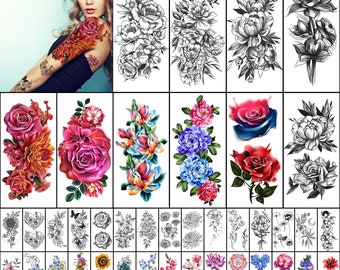 Oberschenkel Tattoo Etsy