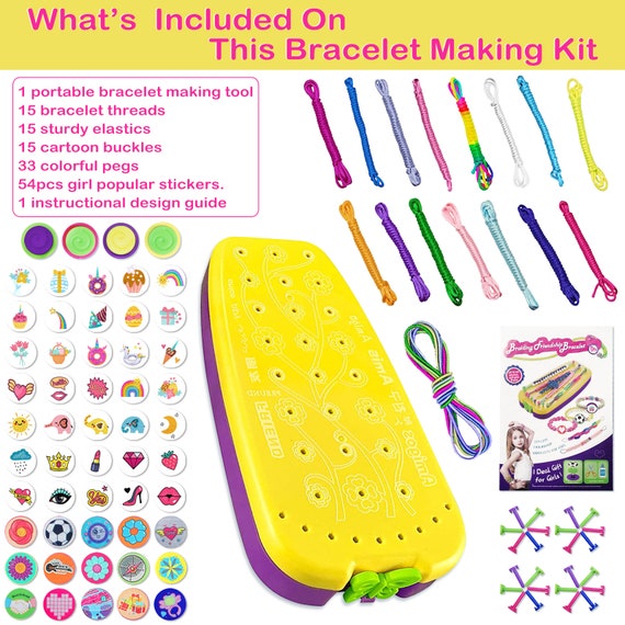 Toys and Crafts For Girls Age Friendship Bracelet Making Kit and Birthday  Gifts