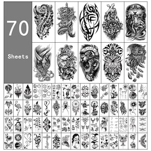 40 Sheets Blank Water Transfer Tattoo Paper A5 Printable Tattoo
