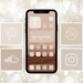 350 Nude Neutrals App Icon Pack | IOS 14 | Cream Beige Aesthetic | Quote Photo Widgets | Customize Home Screen | Widget Smith | Thin Icon 