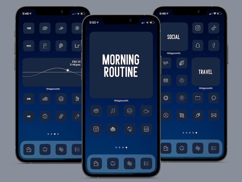 350 Navy Blue App Icons To Customize Your Home Screen In iOS14 App Icons 60 Widgets Widgetsmith Cove The Design Custom App Icons image 2
