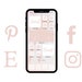 100 Pack Customize Home Screen White And Pastel Pink App Icon Cover Pack Favicon 