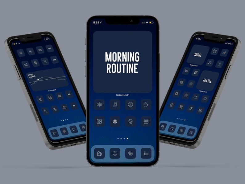 350 Navy Blue App Icons To Customize Your Home Screen In iOS14 App Icons 60 Widgets Widgetsmith Cove The Design Custom App Icons image 6