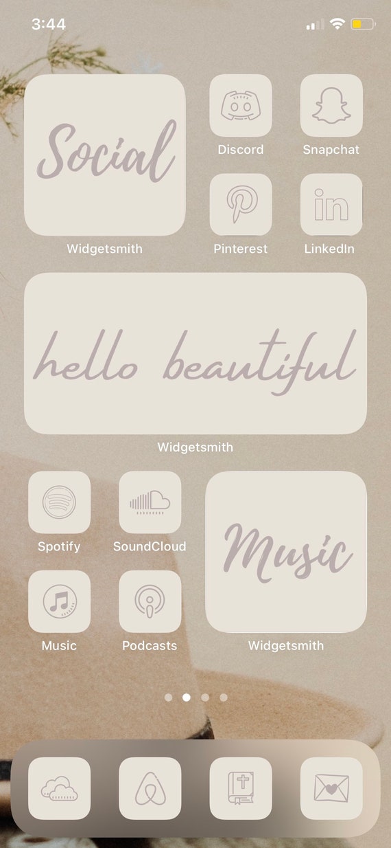 messenger beige icon