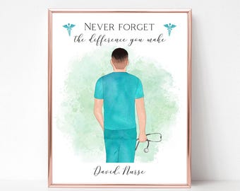 Lámina para enfermero, regalo de agradecimiento para enfermero, enfermero veterinario, regalo para médico, vida de enfermero, regalo para compañero de trabajo, lámina de graduación de enfermería, agradecimiento a los enfermeros