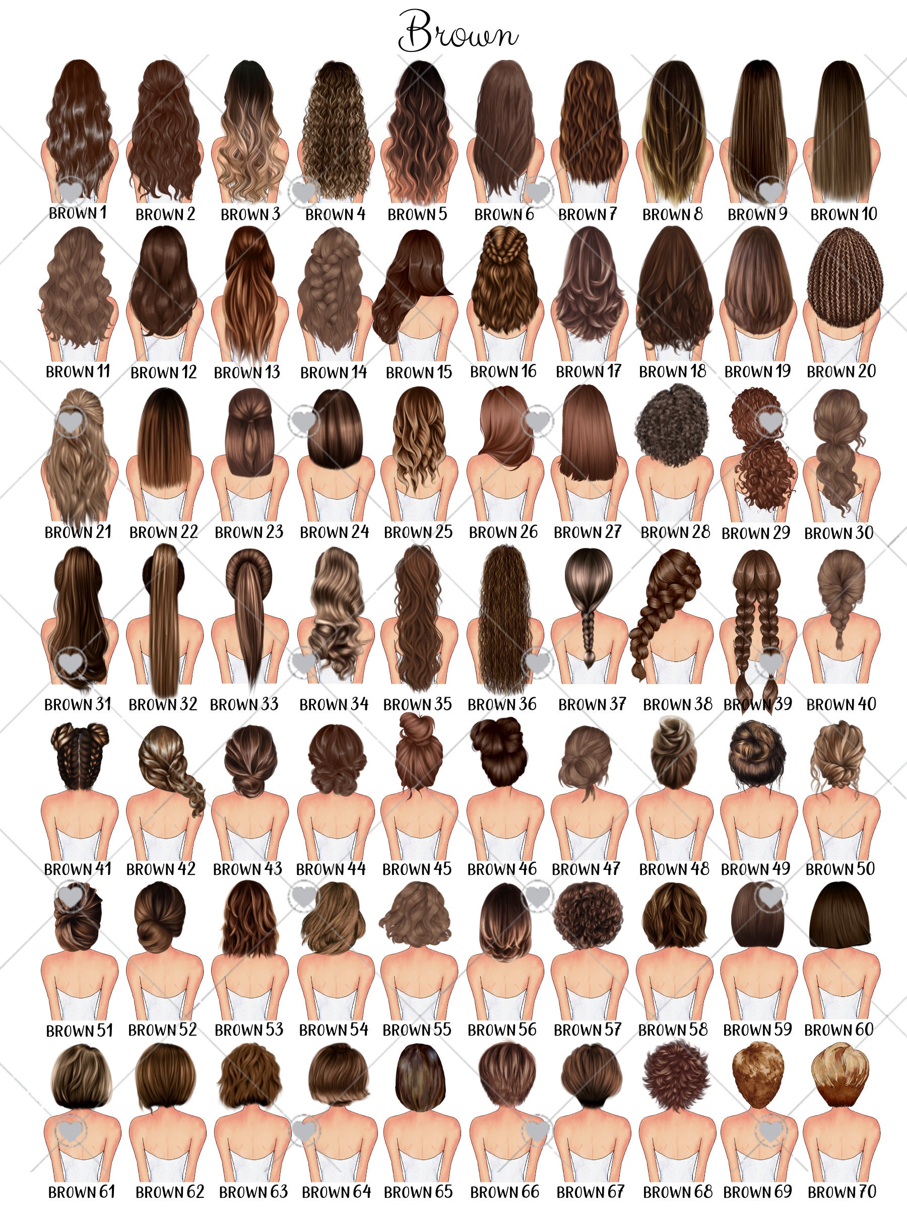 Color Chart Hairdresser Hair Color Palette Stock Photo 1984498946