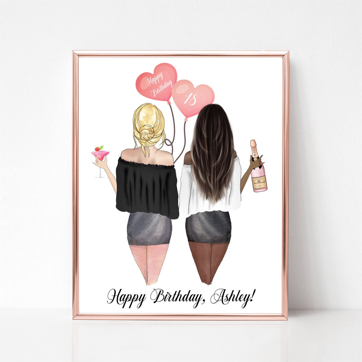 Personalized Birthday Gift for Best Friend Birthday Present Etsy UK