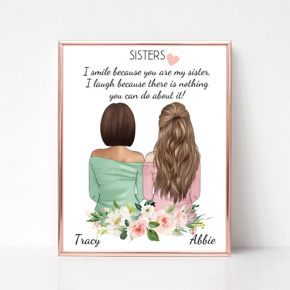 Lustige Make-up-Tasche Als Geschenk Für Schwester – Ca. 25x20 Cm, Canvas-Material, Mit Witzigem Design