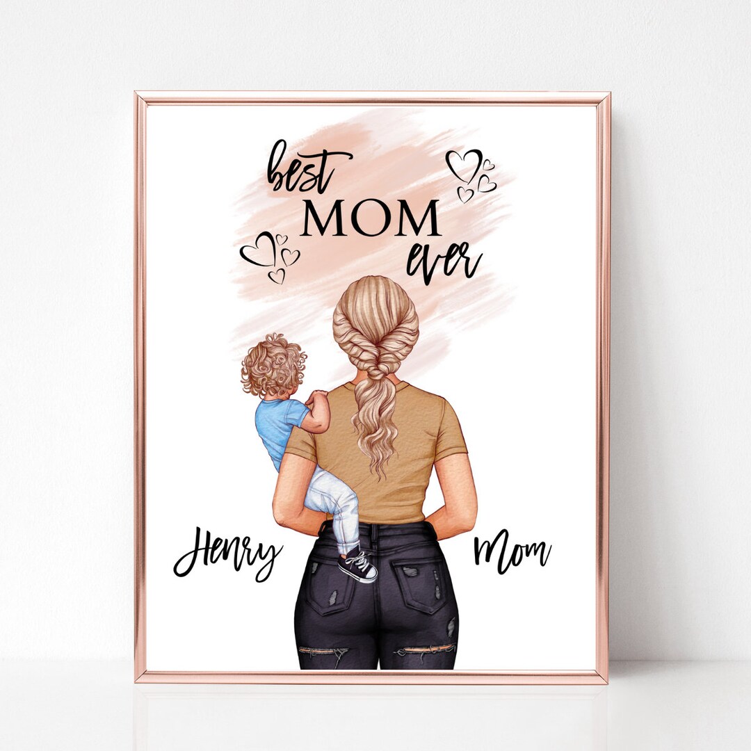 Best Mom Ever Personalized Star Award Gift
