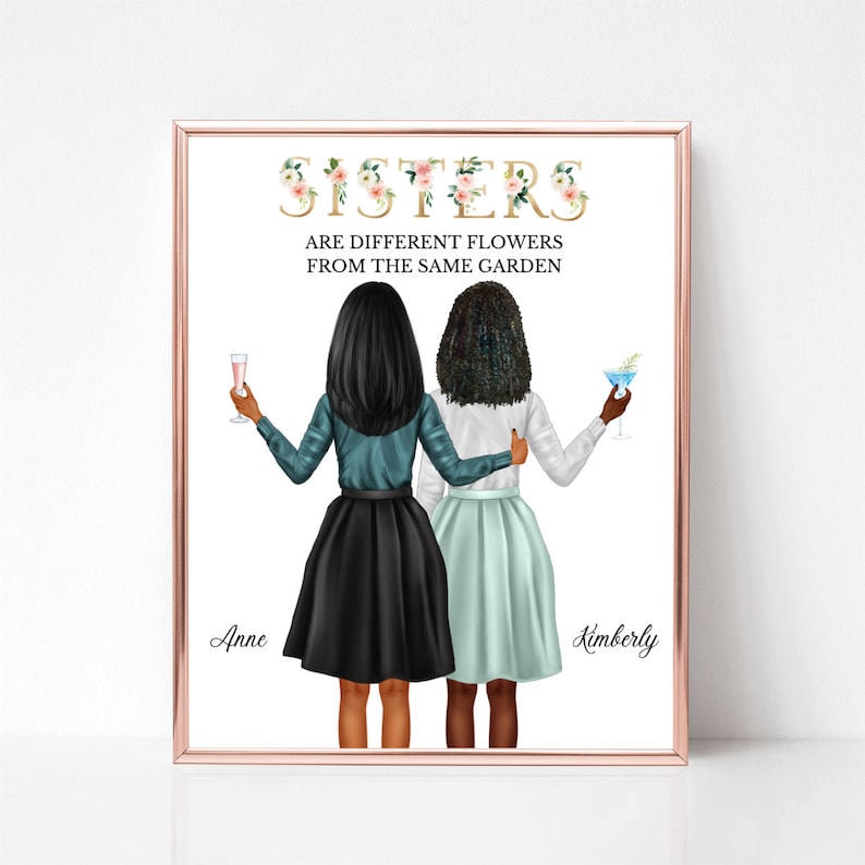 Sisters Gift Sister College Custom Picture Friend Gift - Etsy