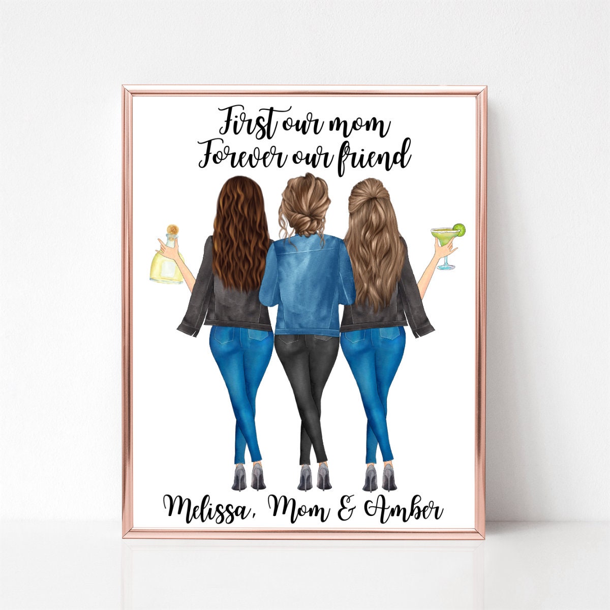Custom Mother Print Personalized Wall Art Mom Gift From Etsy