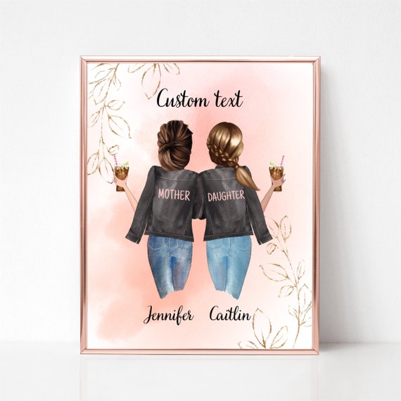 Meaningful Mother Daughter Gifts Mother's Day Personalized Gifts - Oh Canvas