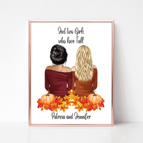 Personalized Fall Custom Friendship Gifts, Thanksgiving Gift for