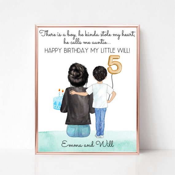 Personalisiert Taschenspiegel Geschenk Für Tante – Gravierte Nachricht, Edelstahl Roségold, 6,3x5,9 Cm, In Geschenkbox