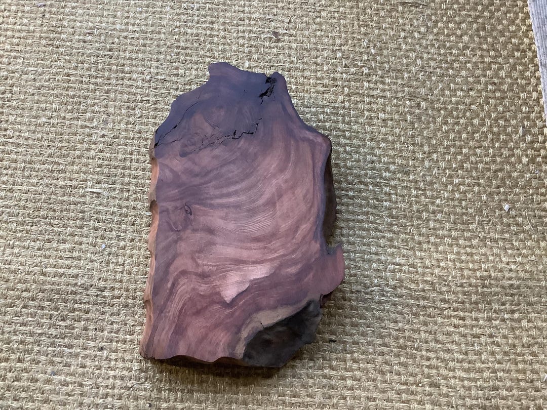 Redwood Slab With Beautiful Tones 10x7x1.25 Sanded to 220 Grit. Some ...