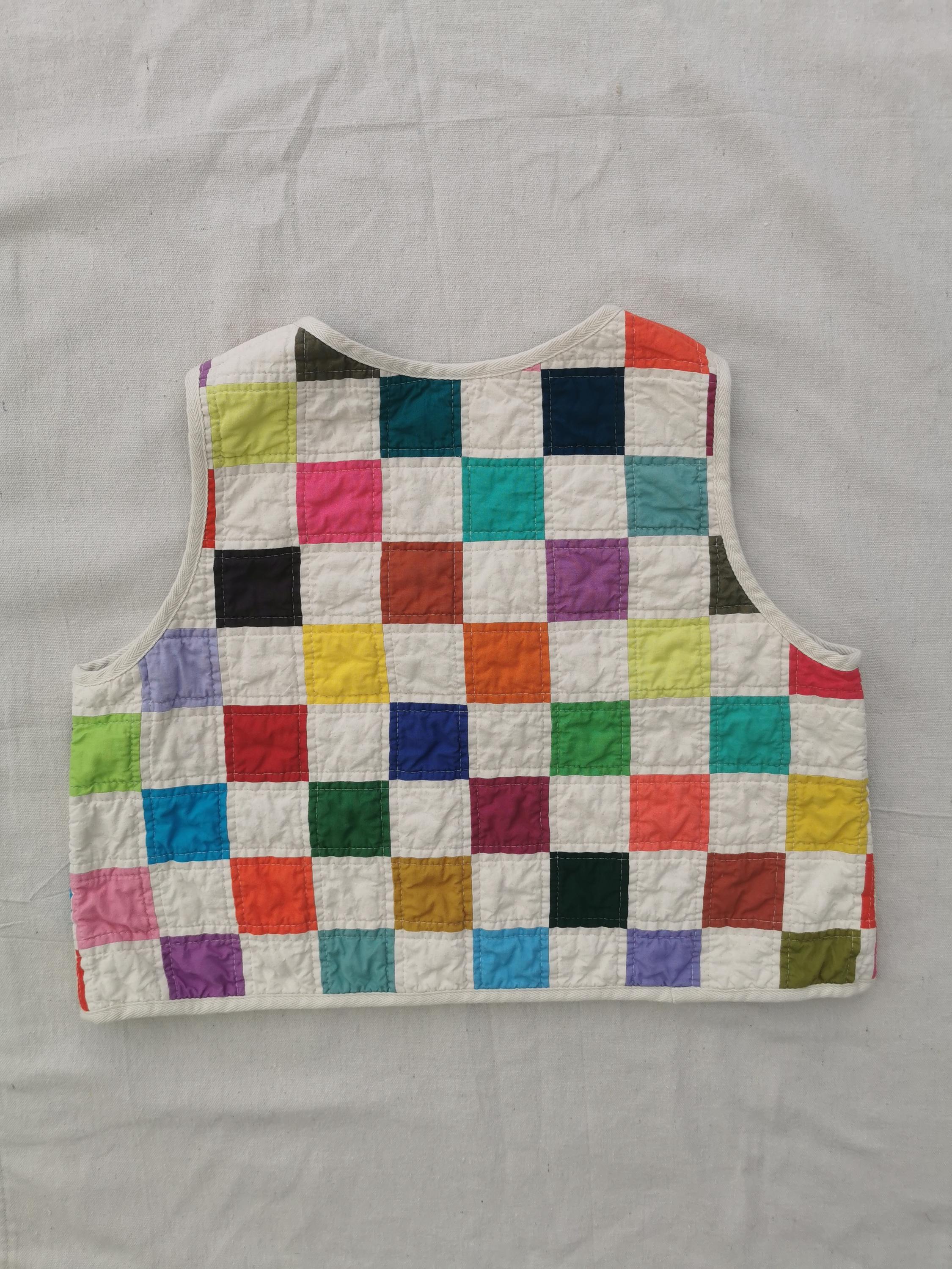 Size M - QUILTED VEST - Patchwork - Ready to Ship - Etsy