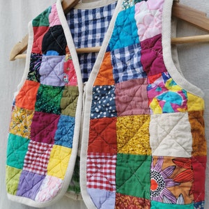 新品　タグ付　KHOKI Hand patchwork quilted vest Brand New with Tags KHOKI Hand Patchwork Quilted Vest