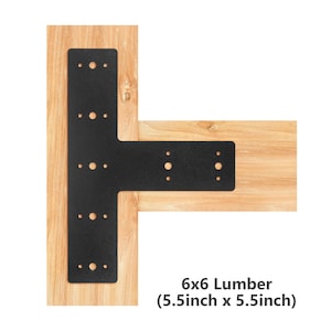 Sihnman 14&quot;X8.5&quot; T shape steel flat plate(1 pc) with powder coating as mending plate, joining bracket, connecting bracket for truss framing