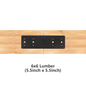 Sihnman 10&quot; X 3&quot; straight steel flat plate(2 pc) with powder coating as mending plate, joining bracket, connecting bracket for truss framing