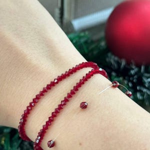 Swarovski  Crystal bracelet,Swarovski Stretch Bracelet,Handmade jewelry,Womens jewerly,Birthday gift,Minimalist jewelry,Crystal jewelry