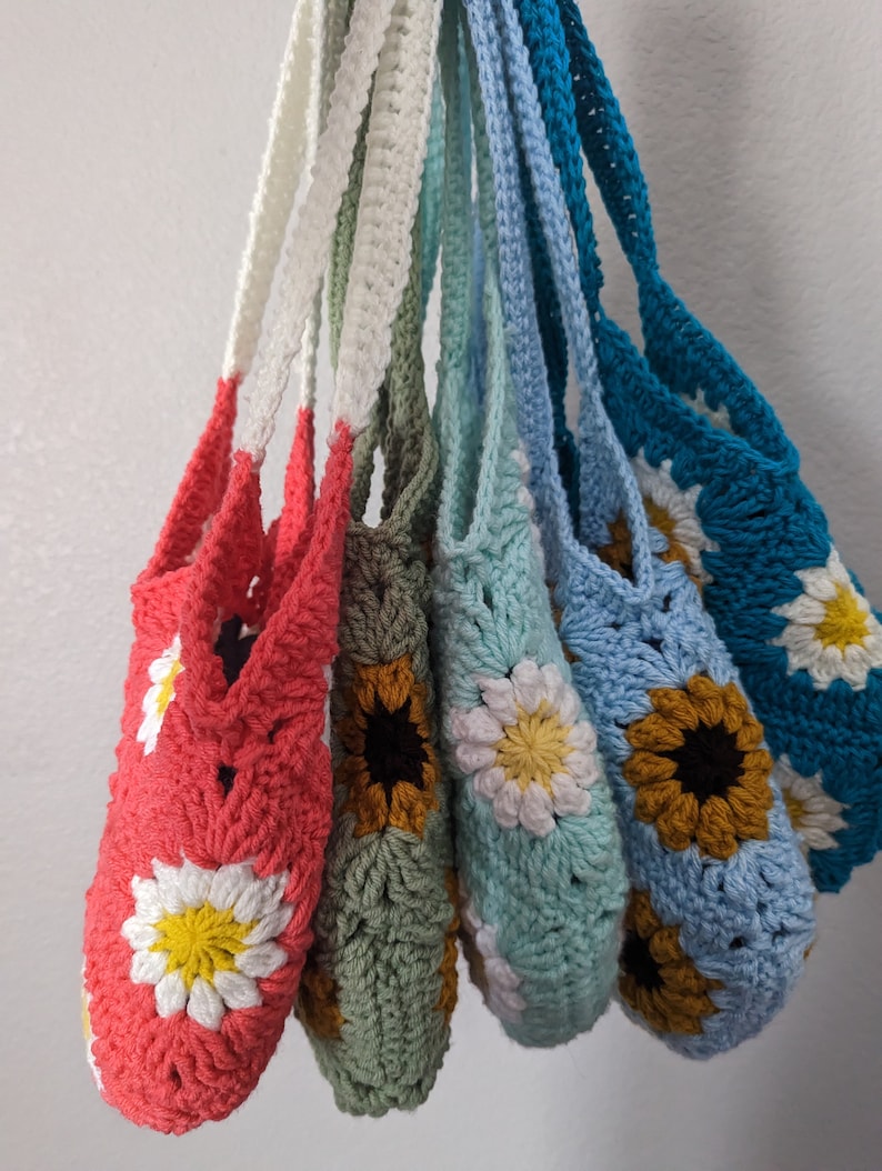 Sunflower/Daisy Bag Crochet PATTERN image 4
