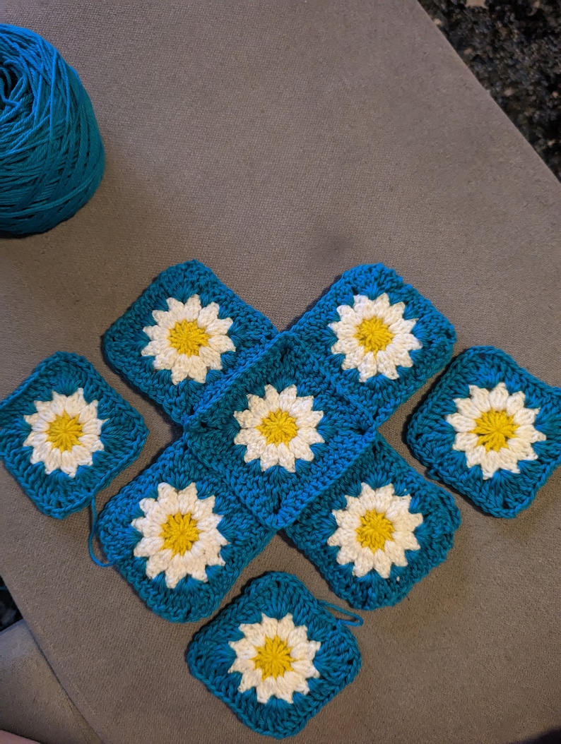 Sunflower/Daisy Bag Crochet PATTERN image 5