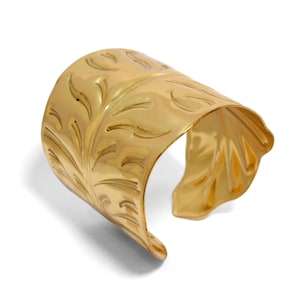 Handmade Brass Cuff Bracelet Set – Tropical Leaf, Music, Rustic Patina, Aqua, Chain & Vintage Inspired Statement Jewelry