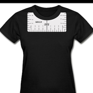T-shirt uitlijningstool / T-shirtliniaal, digitale download, svg, png, pdf, jpeg, dfx, esp, cricut, silhouet, cameo, glowforge-liniaal