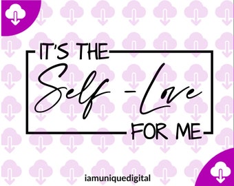 Es el amor propio para mí svg, amor propio svg png, cuidado personal svg, salud mental svg, mantra svg, afirmación svg, manifiesto svg, ansiedad svg