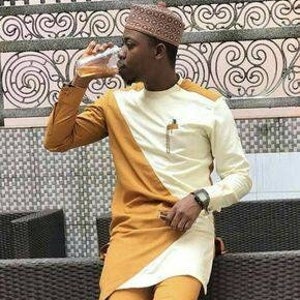 Family African Wear Kaftan Mens Shirt  Black Dashiki Down Shirt for African Men  Authentic African Clothing