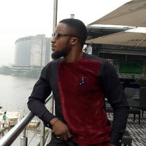 African Mens Kaftan Shirt  Dashiki Down Black  Family African Wear  Stylish Kaftan Mens Clothing