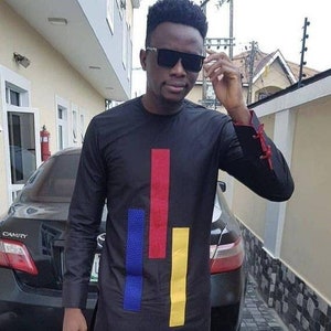 Herren traditionelle Kleidung, afrikanische Herrenbekleidung, afrikanische Herrenbekleidung, afrikanische Hochzeitsanzug, Groomsmen Anzug, Bräutigam Anzug, Herren Senator Anzug
