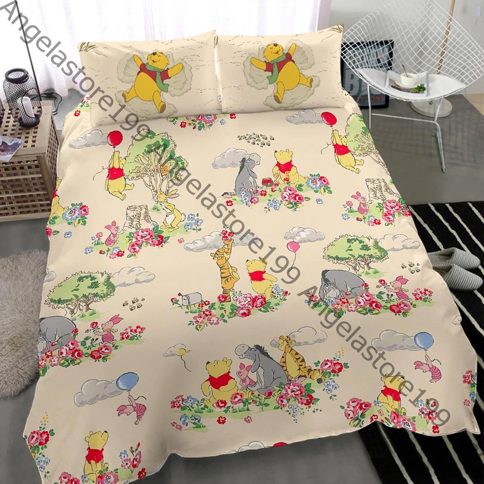 Disney WinniethePooh Bedding Set Disney WinniethePooh Etsy