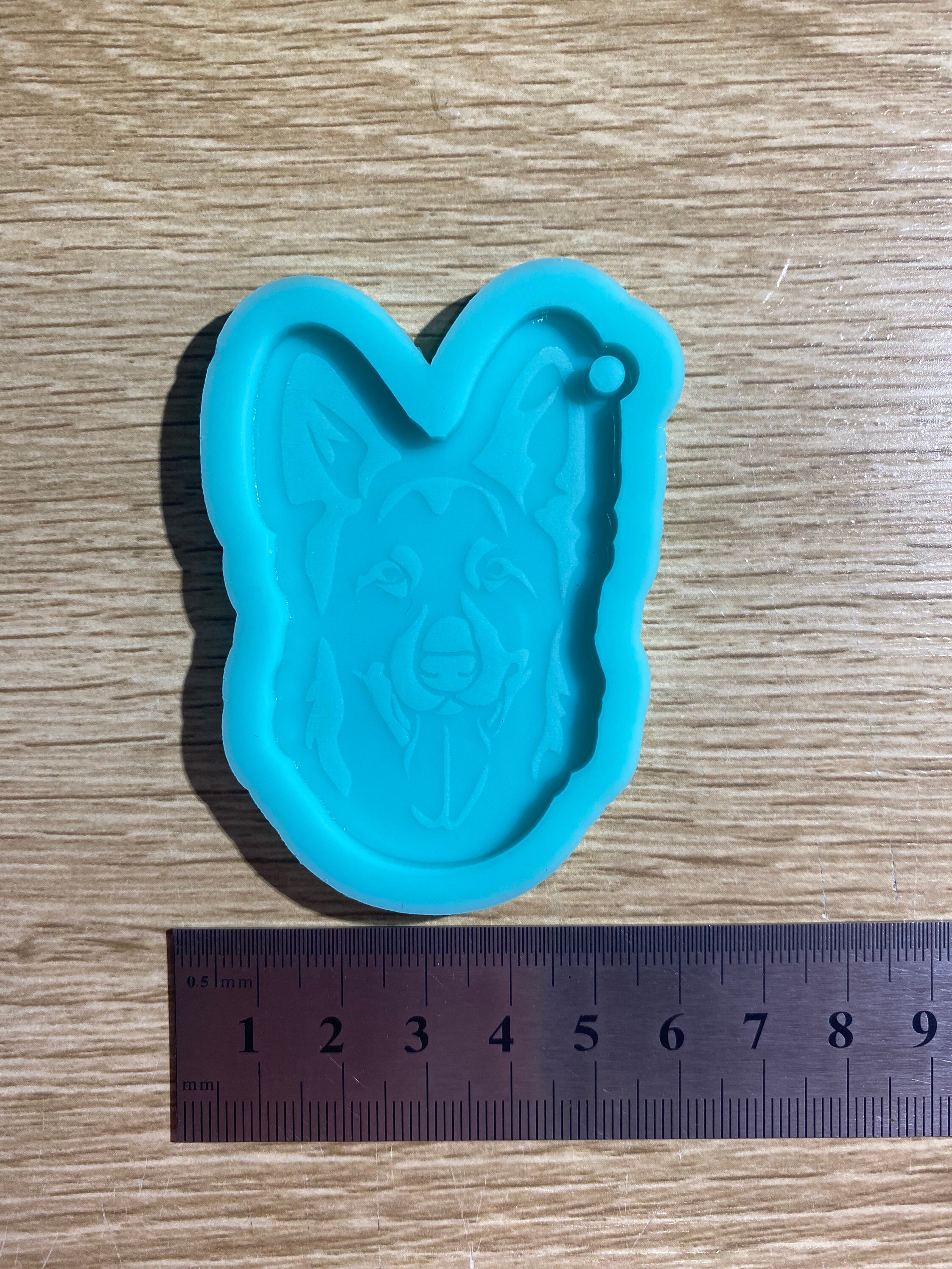 German Shepherd Keyring Resin Epoxy Silicone Mould/mold Etsy UK